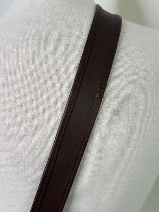 Coach Patricia Legacy Flap Mahogany Brown Leather Crossbody Saddle‎ Bag 9951 Y2K - Picture 5 of 11